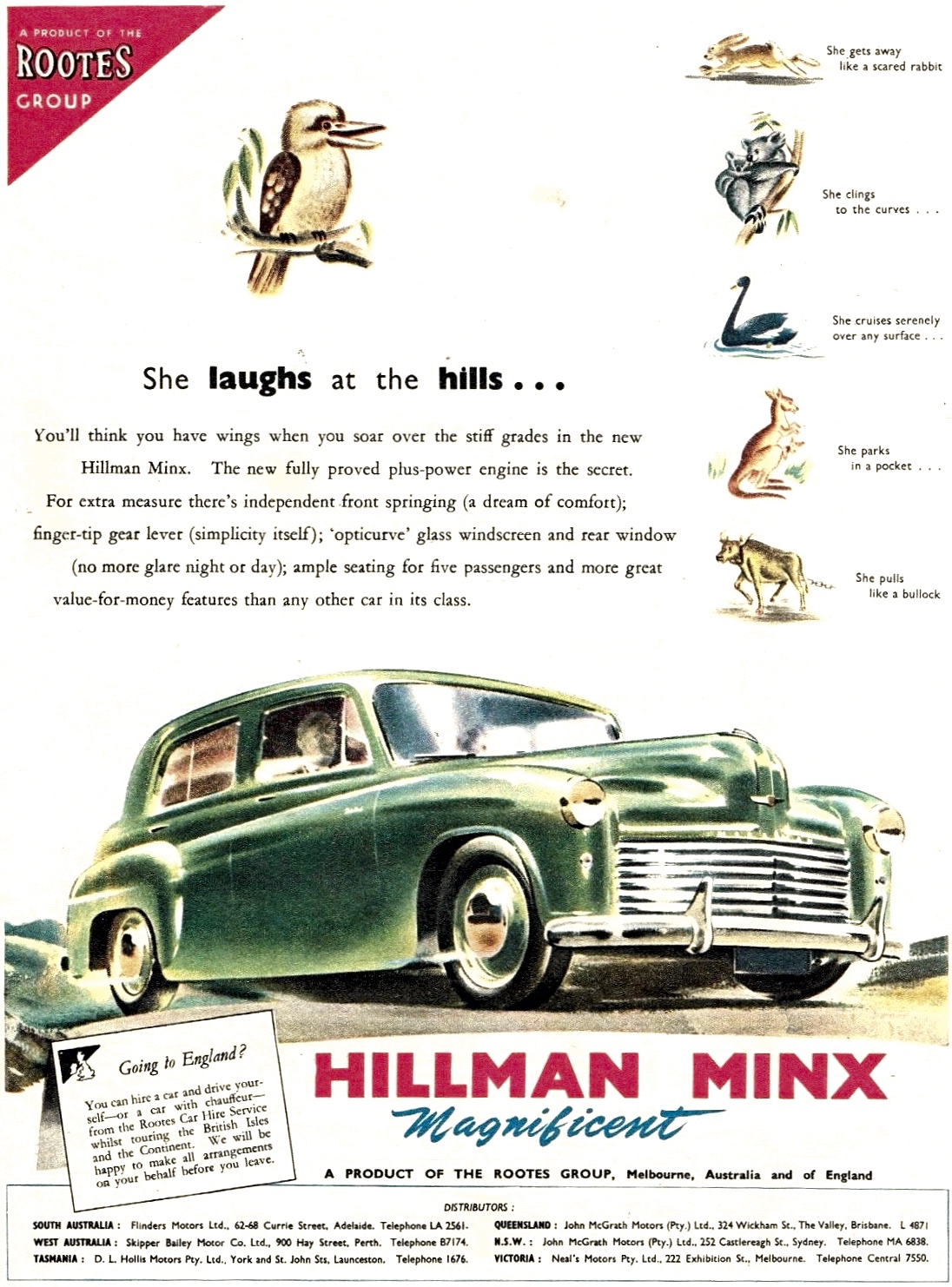 1951 Australian Automotive Advertising